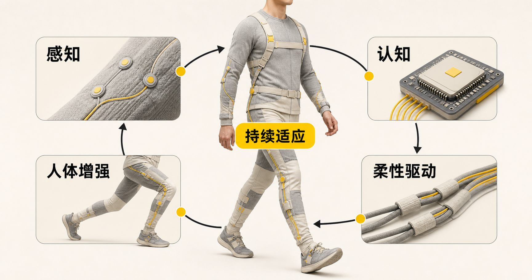 具身智能不只在机器人身体里:软体可穿戴设备正在变成人机耦合系统